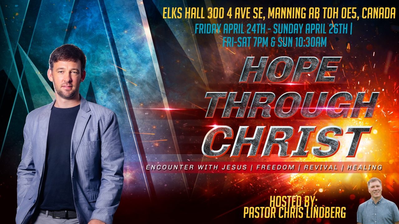 Hope Through Christ event graphic