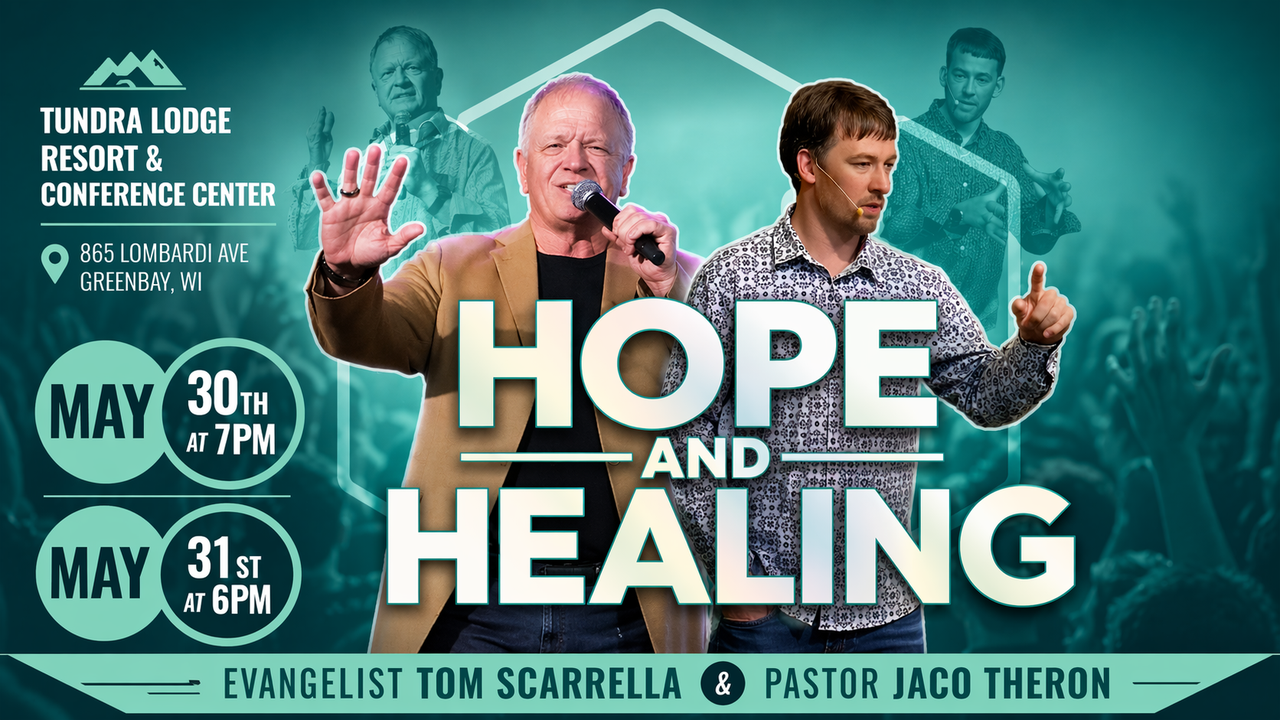 Hope & Healing - Green Bay event graphic