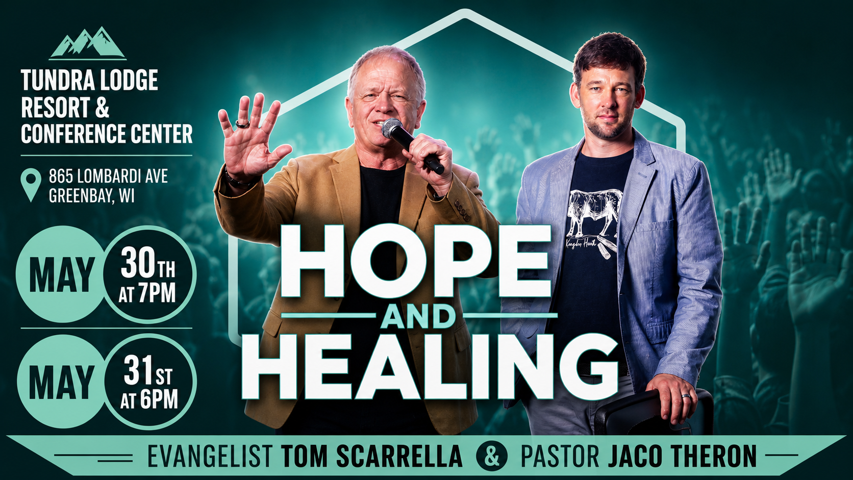 Hope & Healing - Green Bay event graphic